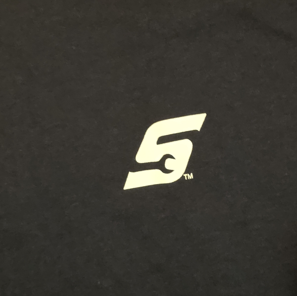 BNWT Vintage 90s Snap-On Tools T-Shirt Navy Blue Men’s Large Fruit of the Loom - Picture 4 of 6